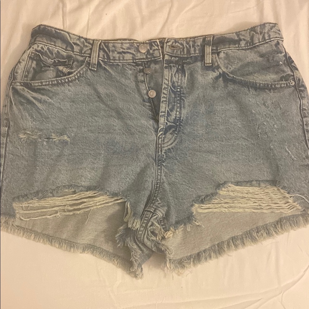 Denim Distressed Women Shorts